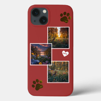 Wiener Wonder: Dachshund Photo Collage iPhone Case