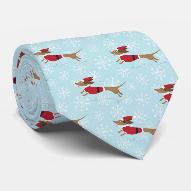Wiener Wonderland Tie (Rolled)