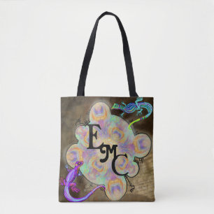 Wierd Lizard Monogram Intials Bag