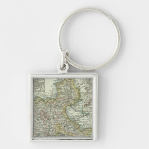 Wiesbaden and Frankfurt Germany Keychain