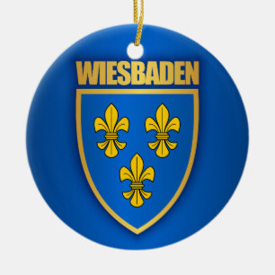Wiesbaden Ceramic Ornament