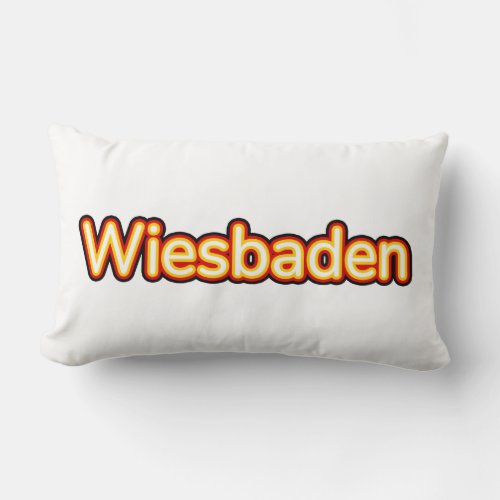 Wiesbaden Deutschland Germany Lumbar Pillow