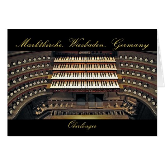 Wiesbaden pipe organ cards (Front Horizontal)