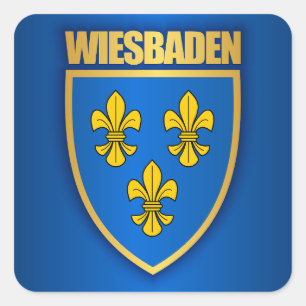 Wiesbaden Square Sticker