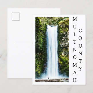 Wiesendanger Falls Painting Invitation Postcard