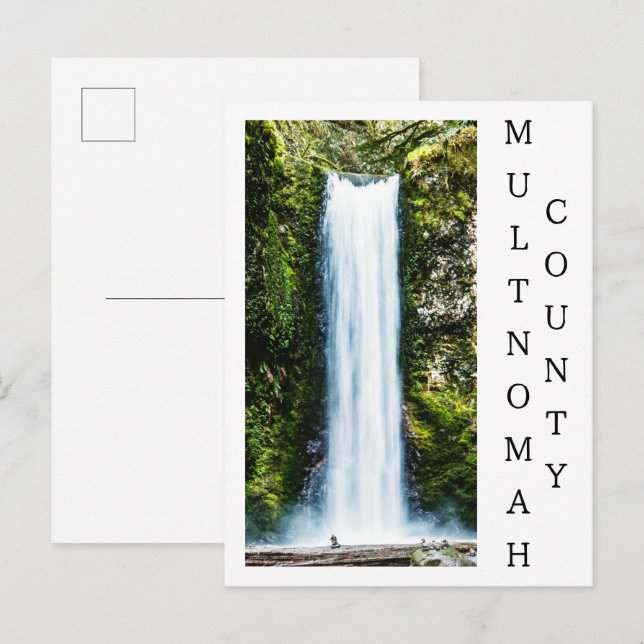 Wiesendanger Falls Painting Invitation Postcard (Front/Back)