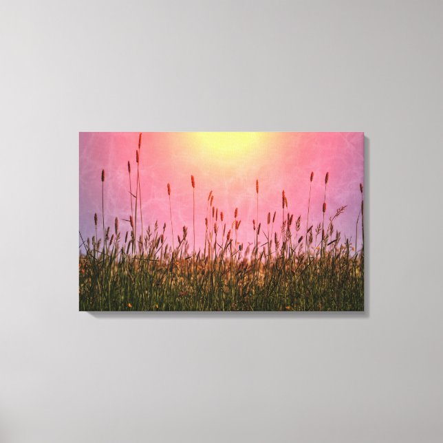 Wiesengräser Canvas Print (Front)