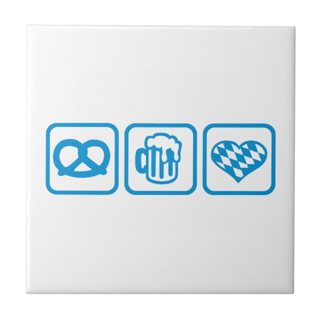 Wiesn Oktoberfest Germany Ceramic Tile (Front)