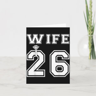 Wife 2026 Husband Matching Engagement Party Card