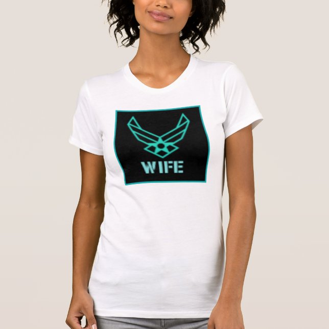 wife air force T-Shirt (Front)