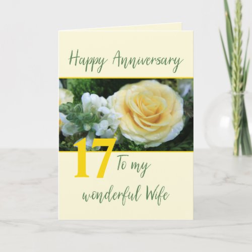 Wife Anniversary Customizable Anniversary Card