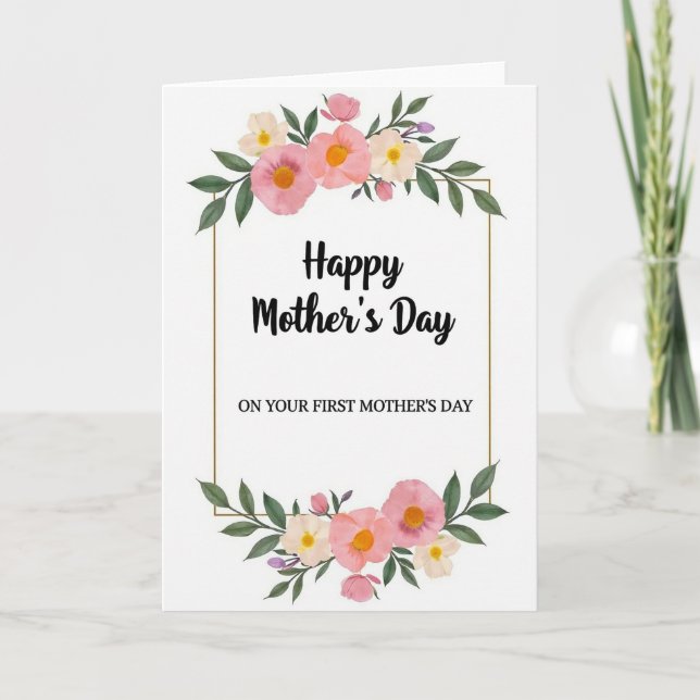 Wife Anniversary Floral Card (Front)