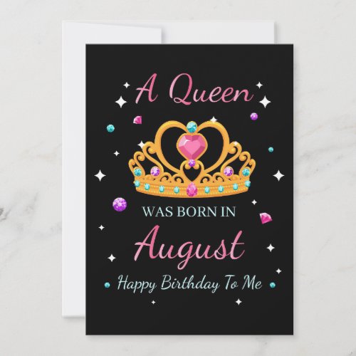 Wife Art A Queen Was Born In August Save The Date