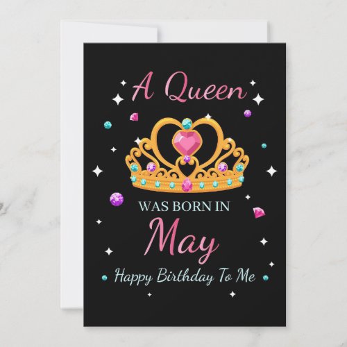 Wife Art A Queen Was Born In May Save The Date