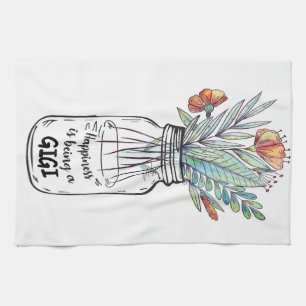 Wife Art Happiness Is Being A GiGi Kitchen Towel