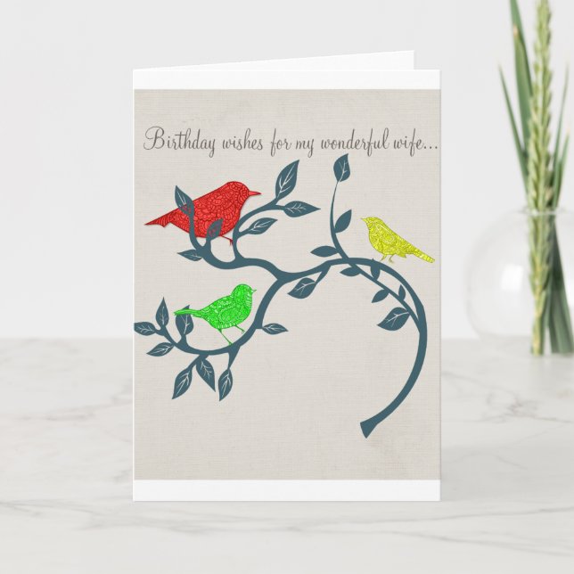 Wife Birthday Card (Front)