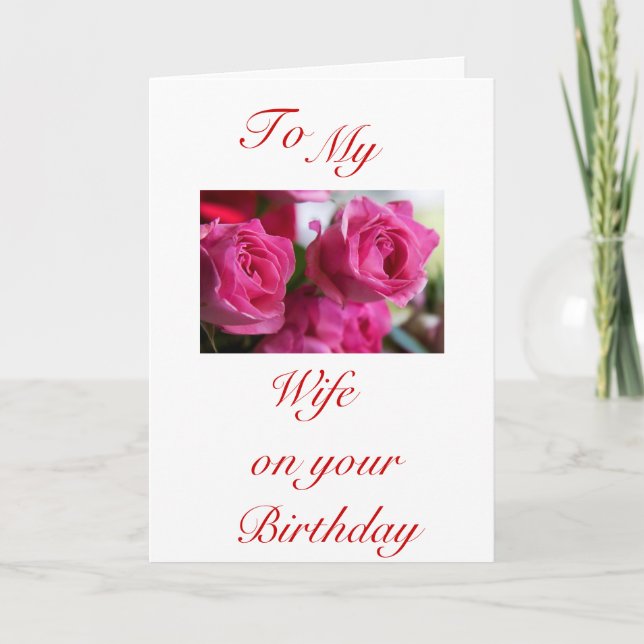 WIFE BIRTHDAY CARD (Front)