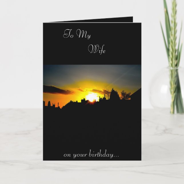 Wife Birthday Card (Front)