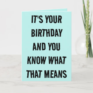 WIFE BIRTHDAY PADDLING SPANKING GREETING CARD