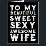 WIFE BIRTHDAY ROMANTIC GIANT BIG GREETING CARD<br><div class="desc">BEAUTIFUL COMPLIMENTARY ROMANTIC BIRTHDAY CARD FOR WIFE. IT'S A GIANT CARD AND SHE WILL LOVE IT!</div>