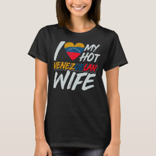 Wife Caracas Pride Venezuelan Husband Venezuela T-Shirt