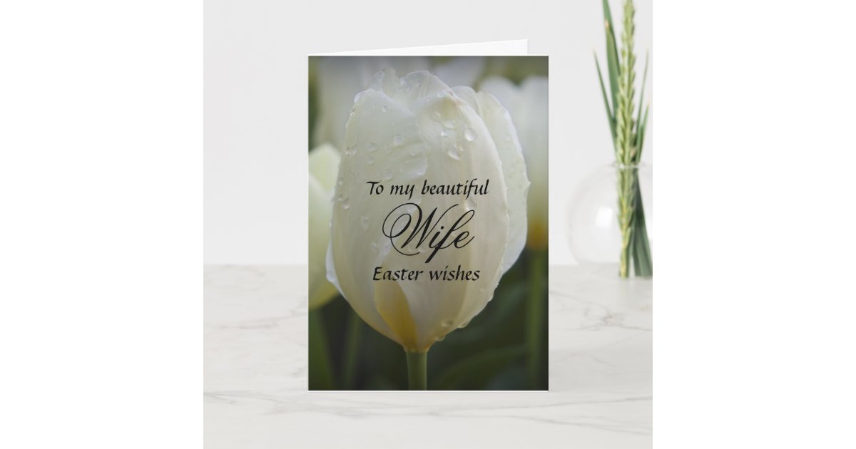 ICG 2 x My Wonderful Wife Easter Greetings Card