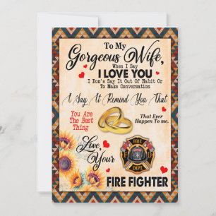 Wife Gifts   Letter To My Wife Love From Husband Invitation