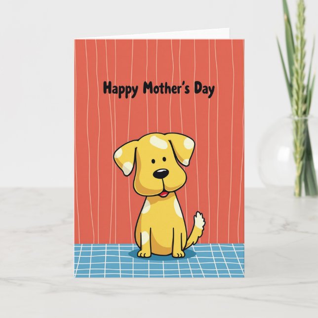 Wife Happy Mothers Day Art Card (Front)