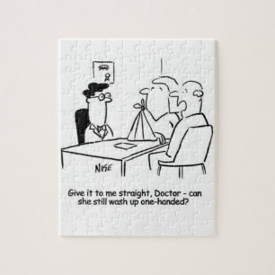 Wife has a Broken Arm in a Sling Jigsaw Puzzle