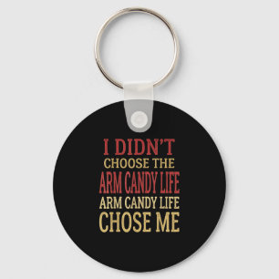 Wife husband girlfriend couple didn't choose arm keychain