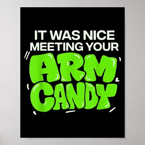 Wife husband girlfriend couple nice meeting arm poster