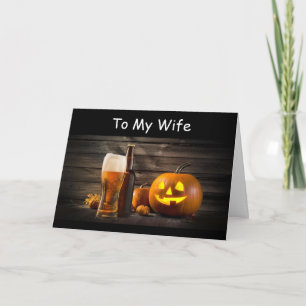 WIFE "I ONLY WANT TO CELEBRATE WITH YOU" CARD