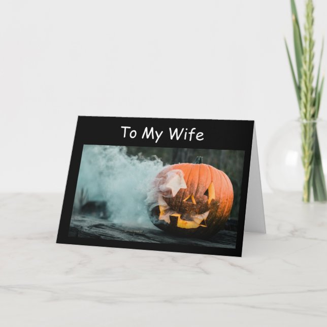 WIFE "I ONLY WANT TO CELEBRATE WITH YOU" CARD (Front)
