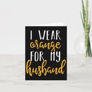 Wife Leukemia Awareness Design Gift For Husbynd Su Card