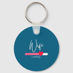 Wife loading 2024 engagement announcement hitched keychain
