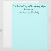 Wife May Plague His Heart Jane Austen Book Quote (Front/Back)