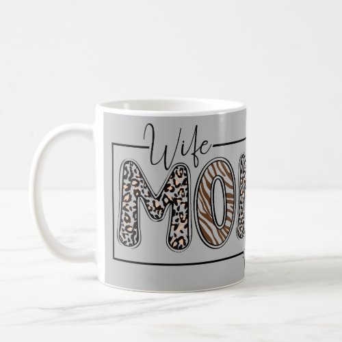 Wife Mom Boss Custom Coffee Mug