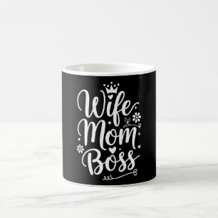 Wife Mom Boss Cute Mother's Day Gift Coffee Mug
