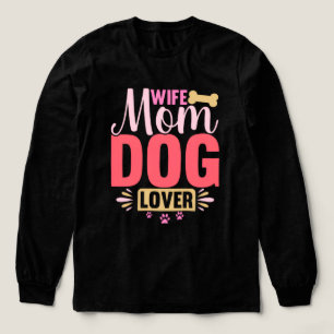 wife-mom-dog-lover-animals-dog-greeting-birthday- Tri-Blend shirt