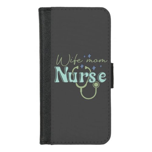 Wife Mom Nurse Gift for Nurse Mothers Day iPhone 87 Wallet Case