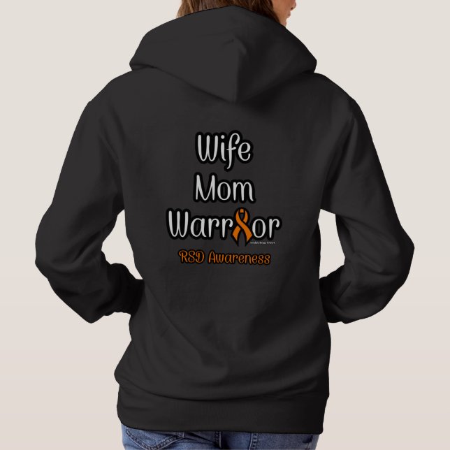 Wife Mom Warrior...RSD Hoodie (Back)