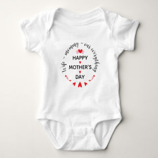 Wife Mommy Our Everything Cute Mother's day Sweet Baby Bodysuit