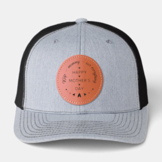 Wife Mommy Our Everything Cute Mother's day Sweet Leather Patch Hat
