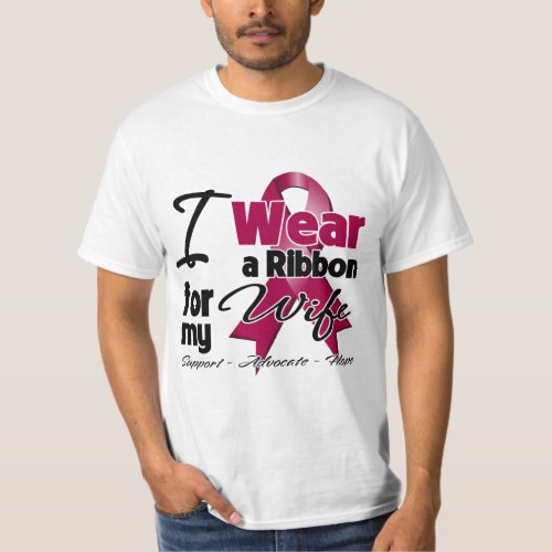 Wife _ Multiple Myeloma Ribbon T_Shirt