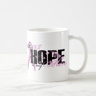 Wife My Hero - Breast Cancer Hope Coffee Mug