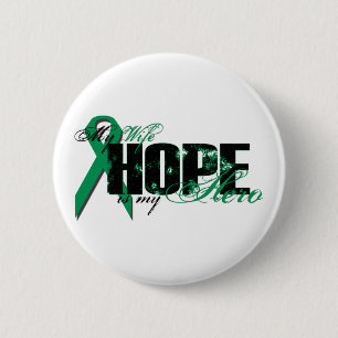 Wife My Hero - Kidney Cancer Hope Button