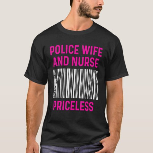 Wife Nurse Life Rn Mom 39 Police T_Shirt