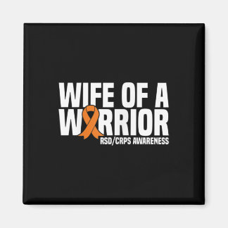 Wife Of A Warrior Orange Ribbon Rsdcrps Awareness Magnet