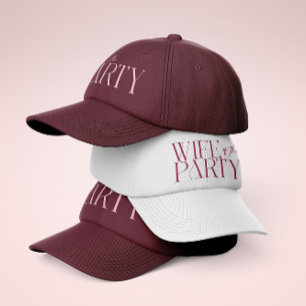 Wife of the party bridal shower hat