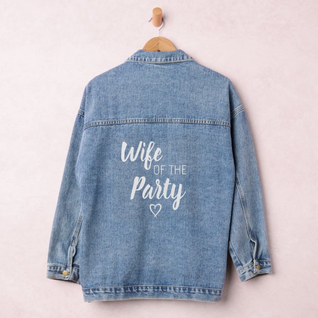 Wife of the Party Bride Denim Jacket (Hangar)